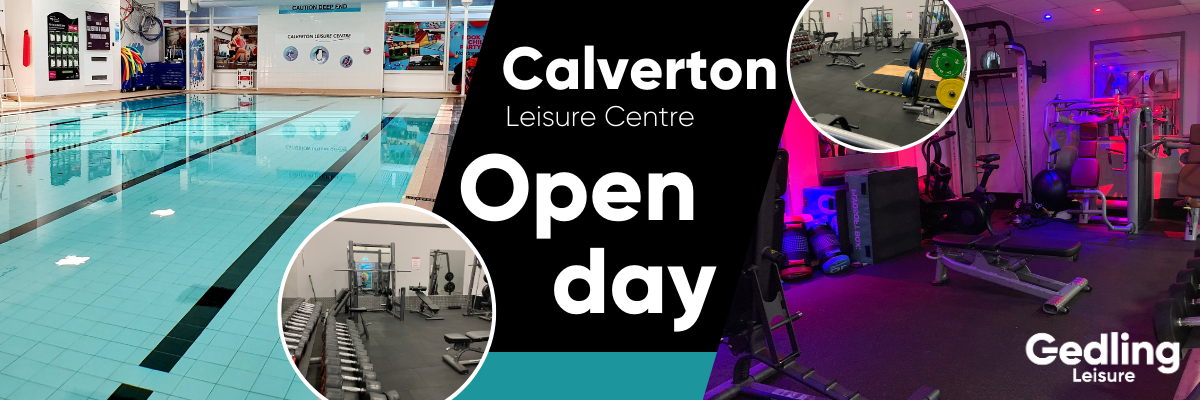Calverton Open day webpage banner